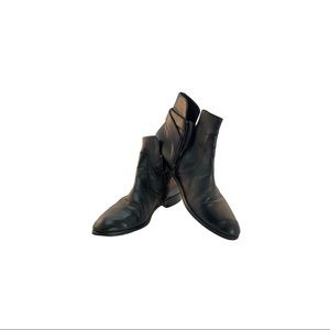 Botticelli Women’s Black Calf Leather Ankle Boots
